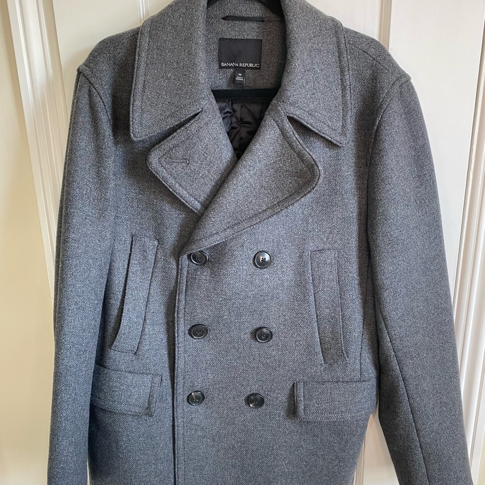 Men’s banana republic peat coat